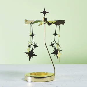 Creative Romantic Rotating Carousel Stainless Steel Revolving Lantern Aroma Candle Holder Desktop Home Decor Candlestick - Product Image 4