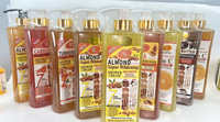 Gel Douche Hydratant à la Carotte, Exfoliant, Éclaircissant au Curcuma, Papaye, Rose et Vitamine C, 1000 ml