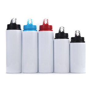Bouteille d'eau en aluminium personnalisée pour le sport en plein air Promotion bon marché Sublimation avec logo de l'<span class=keywords><strong>entreprise</strong></span> Production de tasses de bureau - Product Image 2