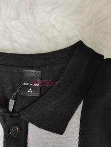 Polo décontracté pour <span class=keywords><strong>homme</strong></span> en polyester à rayures bretonnes bleu roi, t-shirt tricoté - Product Image 5