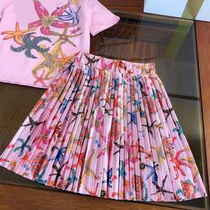 เสื้อผ้าเด็กระดับไฮเอนด์ 21 ชุดเดรสฤดูร้อนสำหรับเด็กผู้หญิง กระโปรงสไตล์ตะวันตก ชุดฤดูร้อนสำหรับเด็ก ชุดสำหรับเด็กมัธยมต้น ชุดสำหรับเด็กผู้หญิง - Product Image 4