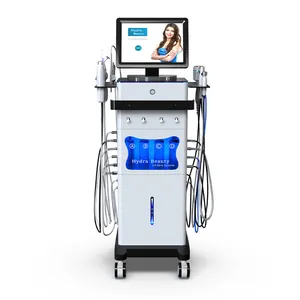 2024 Nuevo dispositivo facial Hydra 15 en 1 Máquina multifuncional Dermaplaning Micro Dermoabrasión Hydra Máquina facial