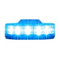 Zweifarbige 3-Watt-LED-Warnleuchte BL107 Rot Blau Gelb Weiß Grün mit Blitzmustern