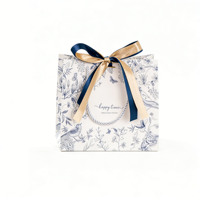 Sacs cadeaux en papier kraft recyclé de luxe avec impression offset, pour Noël, mariage, anniversaire, fête, emballage cadeau, poignées en ruban