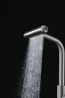 Robinet de lavabo moderne en acier inoxydable à poignée unique, cascade, multifonctionnel, eau chaude et froide mélangée