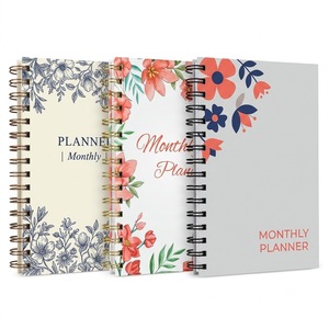 Agenda di Gratitudine di Alta Qualità, Quaderno Planner A5 con Spirale, Stampa Personalizzata, Copertina Rigida Dorata per Scuola 2025, OEM ODM - Product Image 1