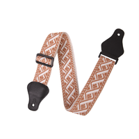 Sangle de remplacement universelle réglable en jacquard tissé pour guitare classique, basse et ukulélé, personnalisable par le fabricant