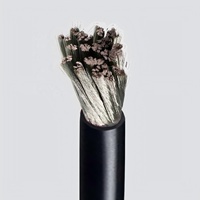 Cable flexible trenzado MultiCore sin halógenos de un solo núcleo 6-16 AWG de silicona de cobre estañado extra suave para automóviles industriales