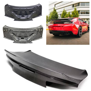 Cofano Posteriore in Vera Fibra di Carbonio Stile AC con Spoiler per Camaro 6 ZL1 SS 2016-2018 - Product Image 3