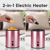 Créez une ambiance cosy à la maison avec une lampe chauffe-cire RGB à intensité variable, avec minuterie et lumière parfumée pour l'aromathérapie, cadeau idéal