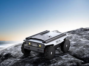 แชสซีแบบยืดหยุ่นอเนกประสงค์ ขับเคลื่อนด้วยสายไฟ 4 ล้อ 4WD แชสซีดิฟเฟอเรนเชียลขนาดกะทัดรัด มอเตอร์ฮับ รองรับการเชื่อมต่อหลายโฮสต์ - Product Image 2