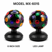 Lumière décorative LED à piles avec interrupteur pour boule disco, idéale pour les cadeaux de fête et les événements festifs