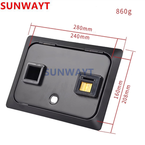 Arche de style américain Porte de pièces de monnaie en métal Quarter 25 Cents Acceptor Validator for Arcade Game Machine - Product Image 3