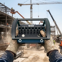 Kit de contrôle industriel haut de gamme crypté anti-parasitage à commande hydraulique pour opération simultanée de plusieurs grues