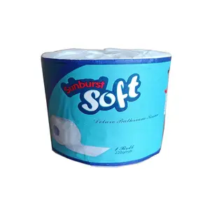 LCL Special Deal Soft White 2ply 220g Virgin Pulp Toilet Paper Rolls Factory Bath Tissue for Less than Container Load