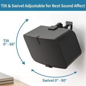 Yiracki Heavy-Duty Loa Wall Mount cho SONOS năm & chơi 5 gen 2 loa núi - Product Image 4