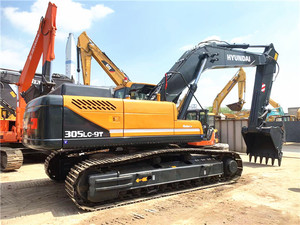 Pelle hydraulique sur chenilles de 38 tonnes d'occasion Hyundai 305LC-9T en bon état - Product Image 3