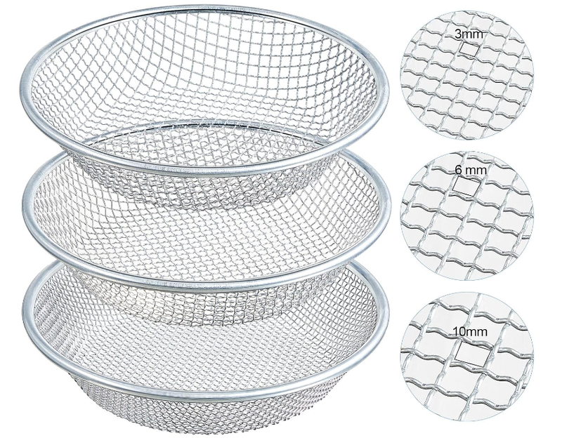 Stainless Steel Soil Sieve with 5