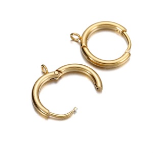 Sound Of Waves Stainless Steel Earring Clasps Spring Hooks 10mm Jewelry Findings For DIY Earrings Making Accessories - Product Image 3