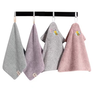 Hot Sale <strong>Super</strong> <strong>Soft</strong> Anti Bacterial Coral Fleece <strong>Facial</strong> Bamboo Charcoal Fiber Hand Hair Bath Baby <strong>Towel</strong> - Product Image 1