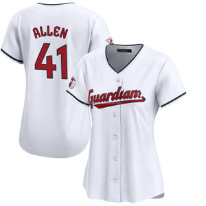 2025 Damen Cleveland Heim Limited Baseball Trikot Individuell Anpassbar Genähte Bestickte Uniformen Logos Weiß Übergröße Feuchtigkeitsableitend - Product Image 5