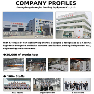 Machine de revêtement en poudre d'aluminium automatique contrôlée par PLC avec fours de séchage et de polymérisation pour pièces détachées multicolores - Product Image 6