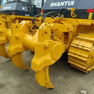 Bulldozer sur chenilles Shantui SD22 d'occasion haute performance, système hydraulique complet équipé d'un ripper arrière et d'un ripper avant - Product Image 2
