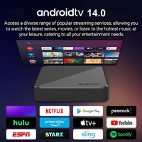 Mortal T1S Android 14 Smart TV Box H313 dengan IPTV Terintegrasi Siap Pakai NF, Perangkat Streaming Media OTT, WiFi Ganda, dan Pemutar Media 4K