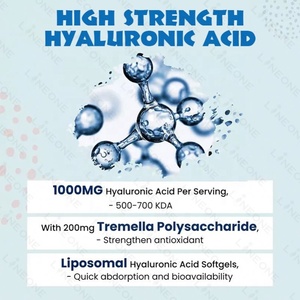 Suplemento Dietético de Ácido Hialurónico Liposomal en Cápsulas Blandas de Marca Privada OEM con Alta Biodisponibilidad - Product Image 2