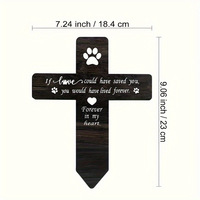 Plaque funéraire moderne américaine en buis noir en forme de patte pour animaux de compagnie, urne commémorative pour chiens et chats, indicateur de tombe
