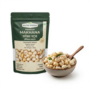 Semillas de Makhana Frescas Sin Tostar de Primera Calidad, Tamaño Jumbo, Naturales, de Gujarat, Almacenadas en Frío para Tostar, Snacks Saludables y Suministro para Exportación - Product Image 1