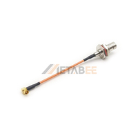 Câble coaxial RG316 haute fréquence avec connecteur BNC IP65 étanche et fiche MCX RA