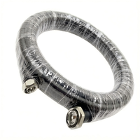 Cable coaxial flexible de RF Factory 4.3-10-J-1/2 Flex-4.3-10-J, ensamblaje de cable flexible de 1/2 pulgada, Mini DIN macho a Mini DIN macho 4.310