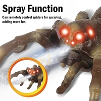 OEM Control remoto por infrarrojos araña de plástico grande caminar insecto IR Animal simulación juguetes RC araña para niños mascotas regalo de Halloween