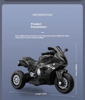 Voiture jouet à batterie pour tout-petits, moto électrique pour enfants avec télécommande, conduite autonome, en plastique, pour garçons et filles