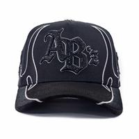 Casquette Baez avec broderie dragon, 5 panneaux, doublure en satin colorée de luxe, strass et épingles métalliques, casquettes Baez tendance, casquettes X Shifu