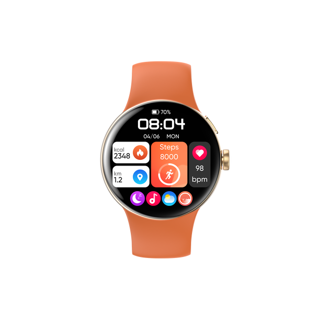 DF LA24 Color Call High Quality Smart Watch Y80 Bt Call Health Monitoring Multi Sport Mode Calendar Function Answer Call