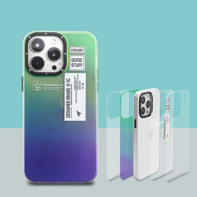 Hot Sale Glossy Hard PC Tpu Waterproof Custom logo Mobile Phone Case for iphone 17 IMD Phone Cover for Samsung