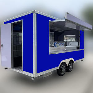 Camion de restauration rapide mobile personnalisé OEM pour la vente de nourriture en plein air, cuisine entièrement équipée, camion de vente ambulante, snacks, chips et plus, remorque - Product Image 5