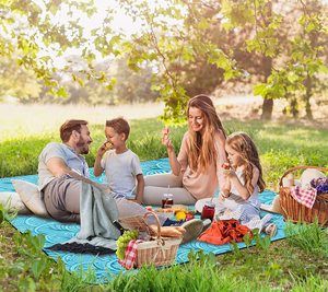 CVS 100% Polyester polaire Camping plage en plein air tapis de pique-nique personnalisé personnalisé portable pliant imperméable couverture de pique-nique - Product Image 6