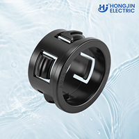 Connecteur rapide pour conduit ondulé en nylon PA66 HONGJIN AD10-M12*1.5 PG/M/G, raccord droit mâle fileté, presse-étoupe IP69 4-8mm CE