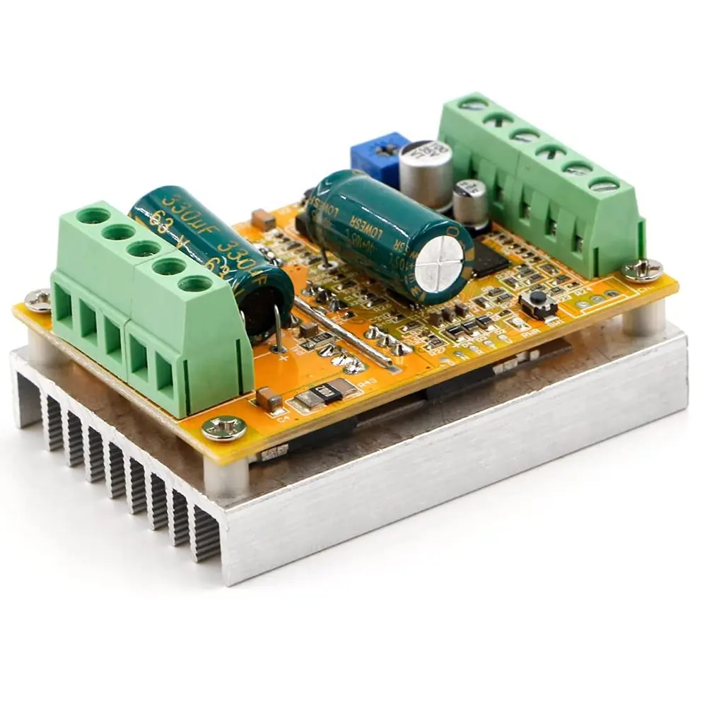 DC6.5-50V 380W BLDC Three Phase DC Brushless Motor Controller PWM Without Hall Sensor Hall Motor Control Driver Board