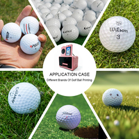 Impresora UV de Cama Plana Wifi de Escritorio Fácil de Usar para Imprimir Logotipos en Pelotas de Golf, Impresora de Inyección de Tinta con Función de Selfie
