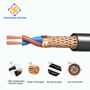 Câble d'instrumentation RVSP, paire torsadée blindée pour la transmission de signal de capteur en installation fixe, <span class=keywords><strong>solution</strong></span> EMI économique - Product Image 3