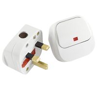 Interrupteur de connexion enfichable réutilisable avec fusible 13A 250V, adaptateur électrique britannique détachable