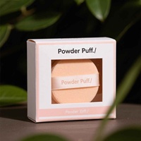 Vente en gros Petite boîte d'emballage de poudre feuilletée Boîtes de papier d'art rose Emballage plat pour cosmétique Soins de la peau personnalisés Boîte d'extrémité Tuck Logo UV mat