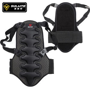 Gilet de protection dorsal portable, réglable, respirant et robuste pour les sports de neige et l'équitation, avec absorption des chocs pour la protection de la colonne vertébrale - Product Image 1