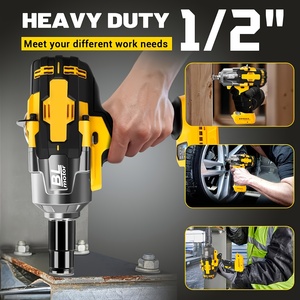 <span class=keywords><strong>Llave</strong></span> <span class=keywords><strong>de</strong></span> <span class=keywords><strong>Impacto</strong></span> Inalámbrica Industrial <span class=keywords><strong>de</strong></span> 21V y 1000FT-LBS (1500N.m) <span class=keywords><strong>con</strong></span> Motor sin Escobillas, 1/2'', Alto Torque, Batería <span class=keywords><strong>de</strong></span> 8Ah, Cargador y Luz LED para Bricolaje en el Hogar - Product Image 4