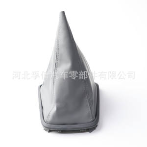 Couvercle anti-poussière pour pommeau de levier de vitesse Chevrolet Montana, gris et noir, en plastique Pu, pliable, style classique - Product Image 5