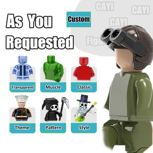 Mini figuras personalizadas, bloques de construcción de plástico, figuras de acción de juguete con personajes, Mini bloques de construcción de muñecas, juego de bloques de construcción de juguete - Product Image 3